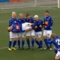 Iceland Soccer Fishing (Best Goal Celebration Ever)