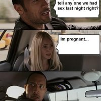 rock driving meme