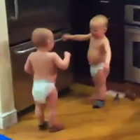 Talking Twin Babies