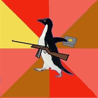 Socially Fed Up Penguin