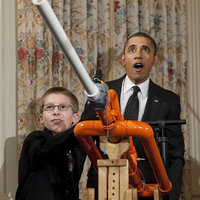 Obama Marshmallow Cannon
