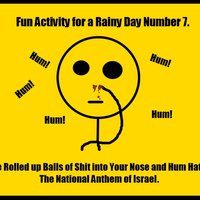 Shit Ball Nose Hatikvah!