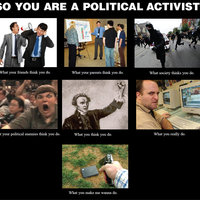 So you are a political activist huh?
