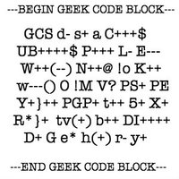 The Geek Code
