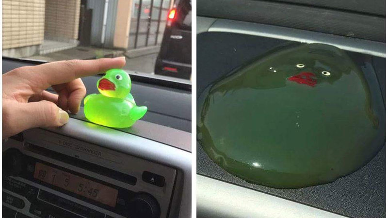 Is This Melted Rubber Duck Photo Legit?