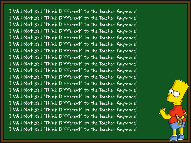 bart simpson chalkboard wallpaper generator