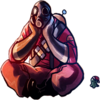 Pyro Sitting Down Pyro Sitting Down
