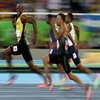 Smiling Usain Bolt