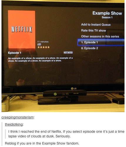 Netflix Original Series: Example Show
