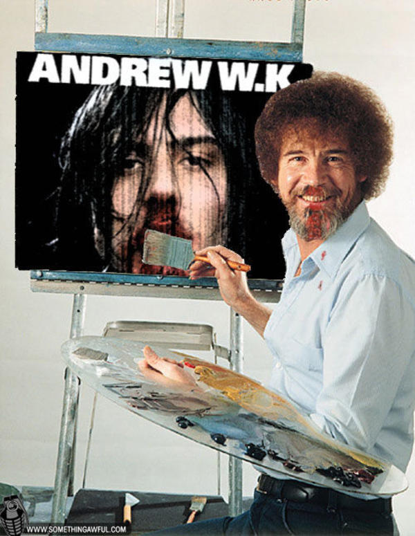 Bob ross research paper picture