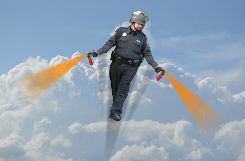 [Image 204295] Casually Pepper Spray Everything Cop Know Your Meme