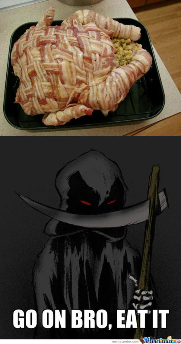 Bacon Wrapped Turkey Bacon Know Your Meme
