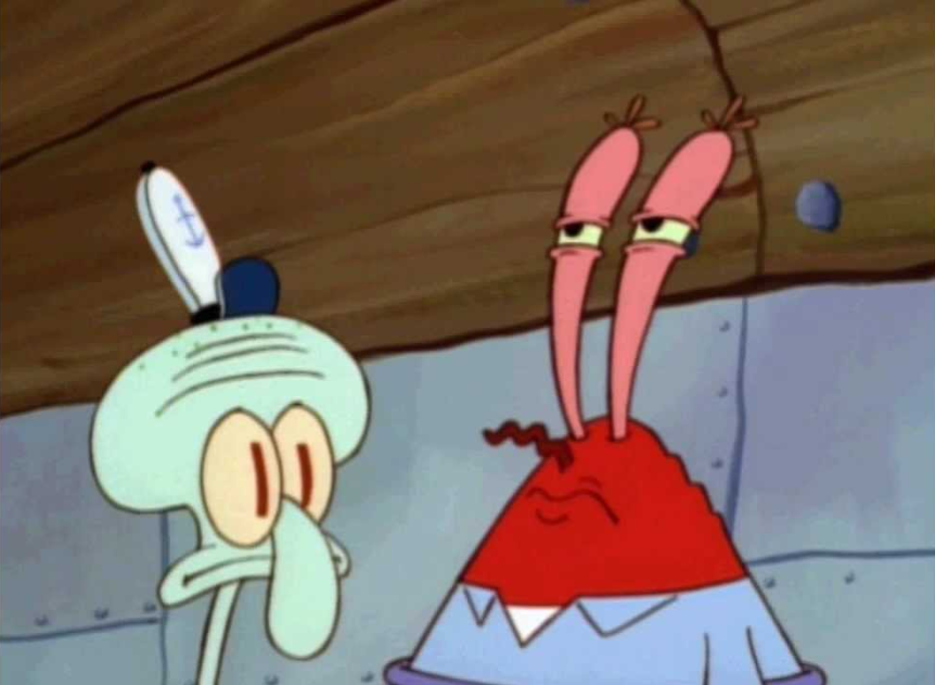 Mr. Krabs Anchovies Know Your Meme