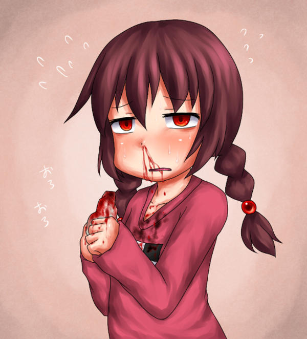nose bleeding | Vomit-Chan | Know Your Meme