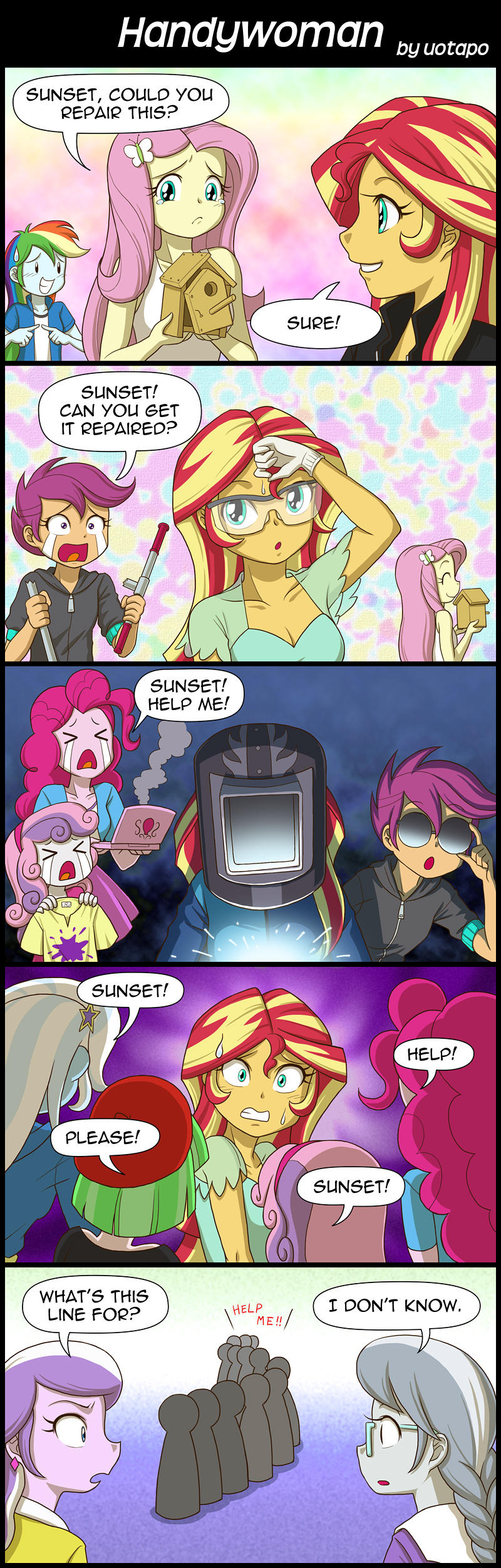 Handywoman by uotapo My Little Pony Equestria Girls Know Your Meme