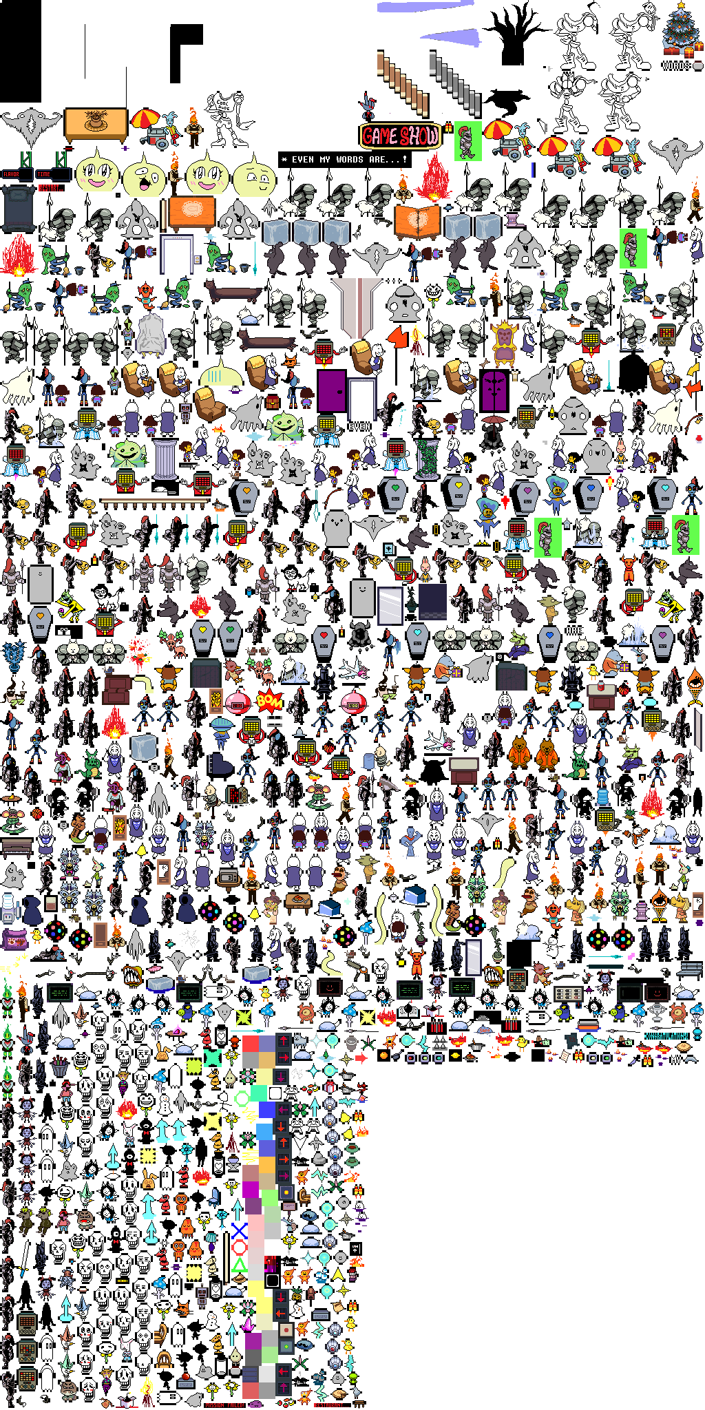 Overworld textures (newest patch version) | Undertale | Know Your Meme