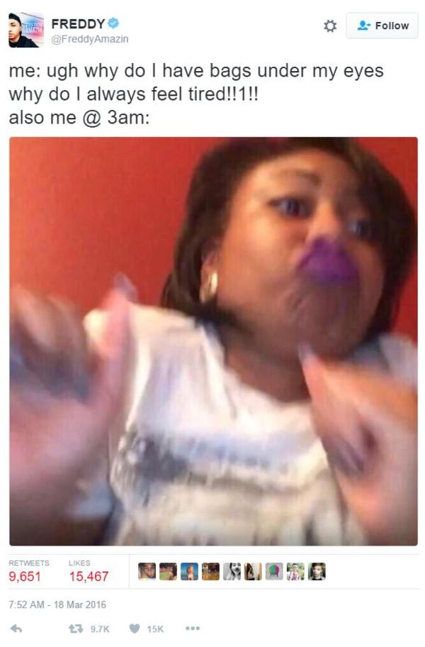 @FreddyAmazin Tweet | Me at 3AM | Know Your Meme