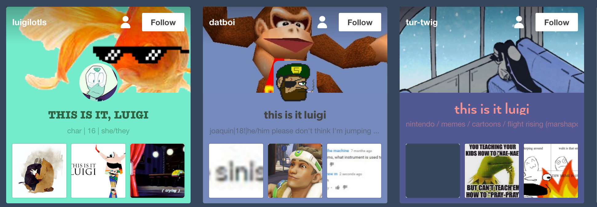 This Is It Luigi Tumblr This Is It, Luigi Know Your Meme