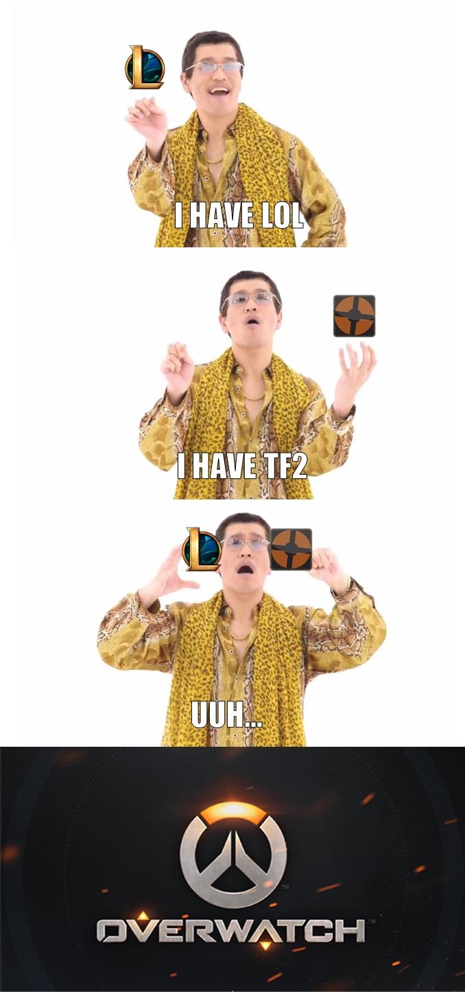 And where did I get the idea of the game in overwatch? "Pen Pineapple