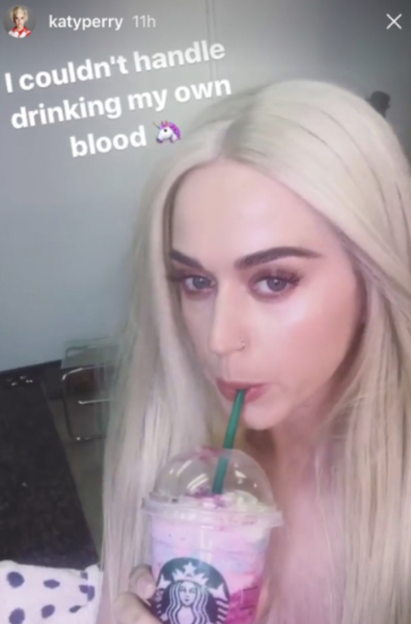 Katy Perry Unicorn Frapp | Starbucks' Unicorn Frappuccino ...