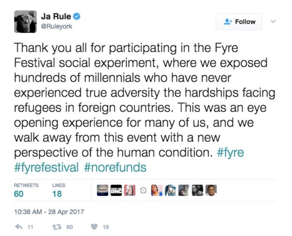 fyre festival ja rule shirt