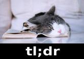 tl;dr