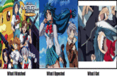 What I Watched / What I Expected / What I Got