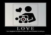 The Weighted Companion Cube