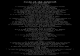 Rules of the Internet