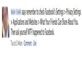 Facebook Privacy Settings
