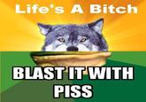 Blast It With Piss!
