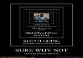 Demotivational Tunnel