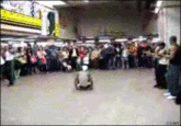 Breakdancer kicking baby