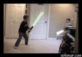 Lightsaber duels