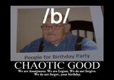 William Lashua's Birthday