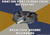 Art Student Owl