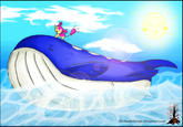 Hot Skitty on Wailord Action