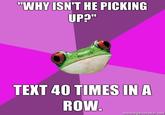 Foul Bachelorette Frog