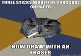 Art Student Owl