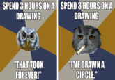 Art Student Owl