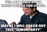 Lonely Computer Guy / Net Noob