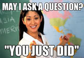 Unhelpful High School Teacher