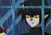 Season 0 Kaiba Staring At the Rain Through a Window