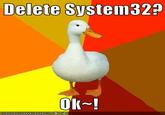 Delete System32