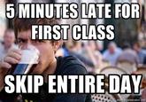 Lazy College Senior