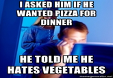 Pizza is a Vegetable