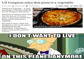 Pizza is a Vegetable