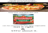 Pizza is a Vegetable