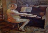 Nude Piano Player