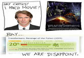 Son, I am disappoint
